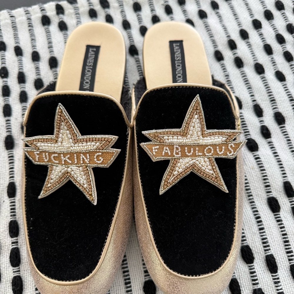 Laines London star slippers